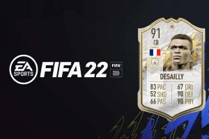 Marcel Desailly Prime Icon card in FIFA Ultimate Team (Image via Sportskeeda)