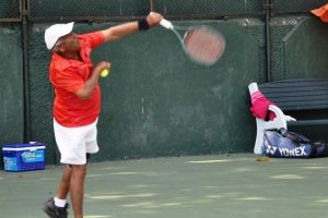 Ramarao Dosa beat Ali Rymbai Hydar 6-0, 6-0 in the men's singles 70 plus category at the MSLTA courts in Mumbai on Monday. (Pic credit: MSLTA)