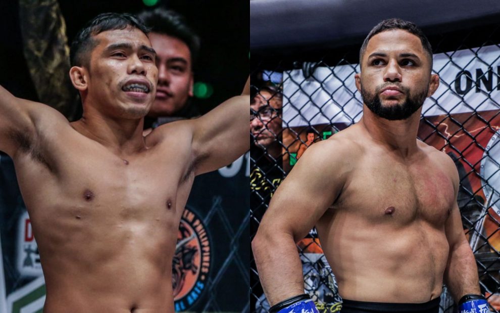 Robin Catalan (left) wants another crack at Gustavo Balart (right) and get to the top five of ONE Championship's strawweight rankings. [Photos ONE Championship]