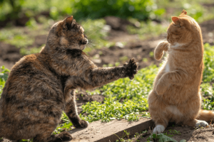 Fighting Cats