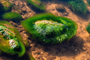 Algae Growth in Aquarium