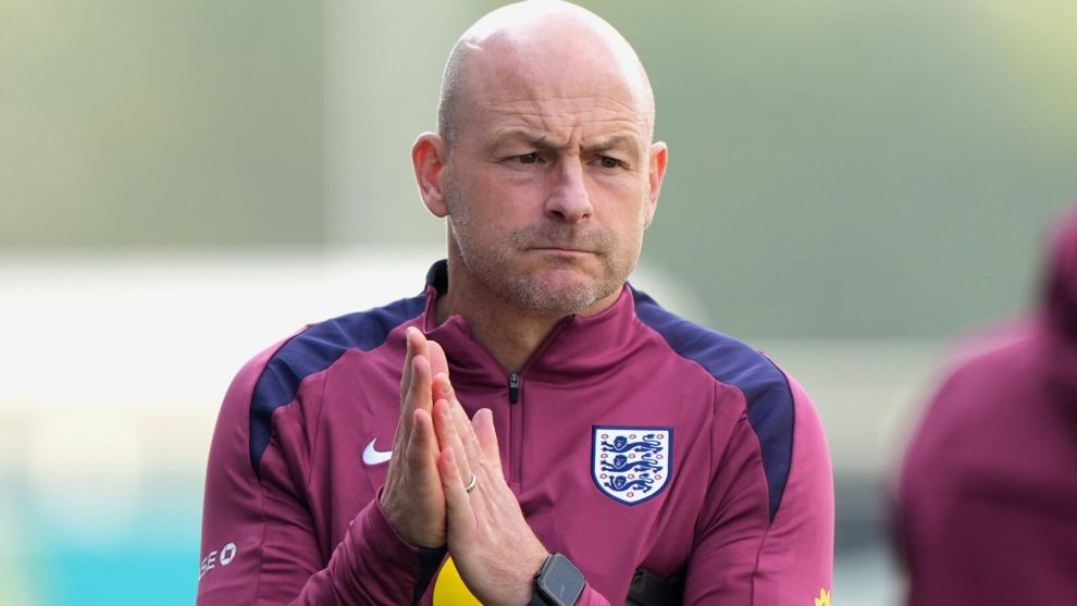 England interim head coach Lee Carsley