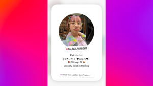 Instagram profile cards