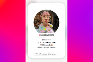 Instagram profile cards